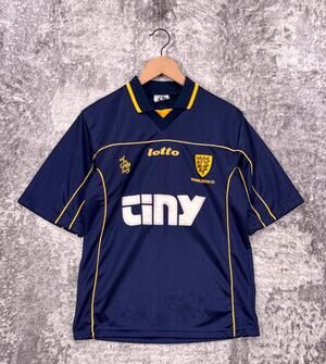 Vintage Lotto Jersey Small Mens Wimbledon Football Club FC Collared